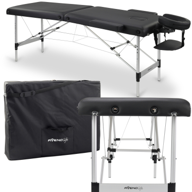 Klappbare Massageliege AvenoLife Nadia 2 Black (Economy Line)