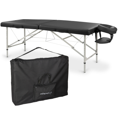 Kokkupandav massaažilaud AvenoLife Verona 2 Black (Standard Line) 9