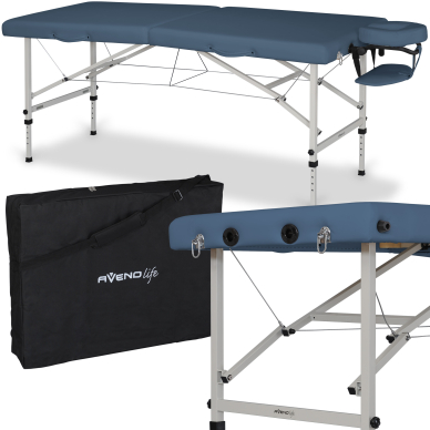 Foldable massage table AvenoLife Torina 2 Agate Blue (Standard Line)