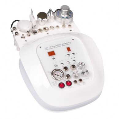 Kasvojen ihon dermabrasion laite Skin Pro Diamond Maxi 5in1 Microdermabrasion Ultrasound Peeling Cryotherapy Phototheraphy