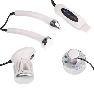 Facial skin dermabrasion device Skin Pro Diamond Maxi 5in1 Microdermabrasion Ultrasound Peeling Cryotherapy Phototheraphy 4
