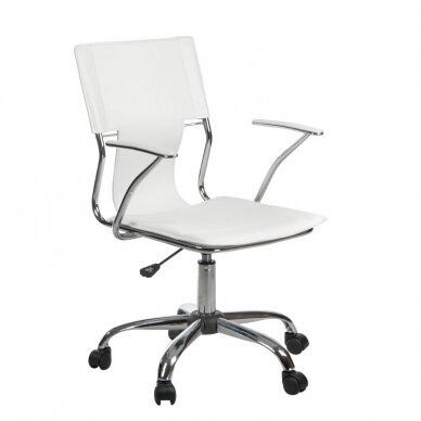 Biroja krēsls uz riteņiem OFFICE CHAIR CORPORATE WHITE