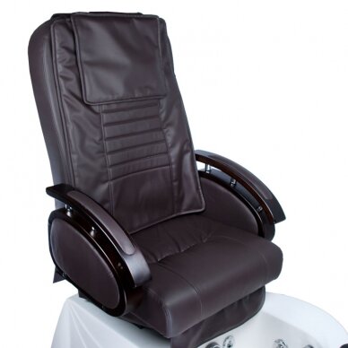 Pedicure chair with foot bath BR-3820D Brown 2