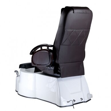 Pedicure chair with foot bath BR-3820D Brown 6