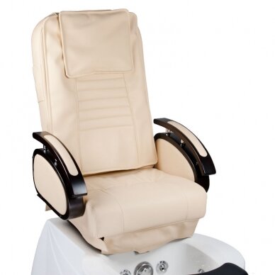 Pedicure chair with foot bath BR-3820D Cream 2