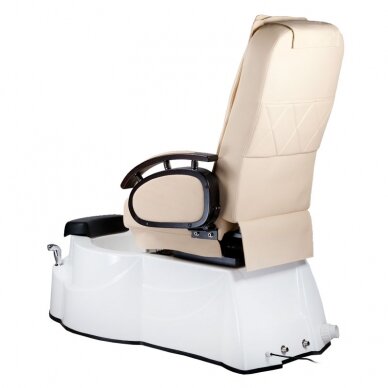 Pedicure chair with foot bath BR-3820D Cream 6