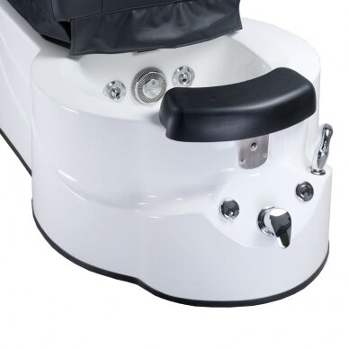 Fotel do pedicure z wanną do stóp BR-3820D Black 3