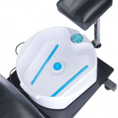 Pedikiūro krėslas su pėdų vonele PEDICURE CHAIR SPA HYDRAULIC BLACK 3