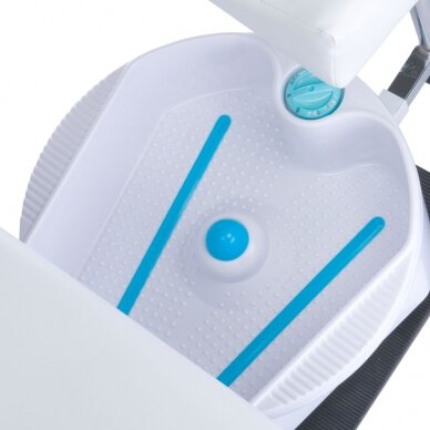 Pedikiūro krėslas su pėdų vonele PEDICURE CHAIR SPA HYDRAULIC WHITE 3