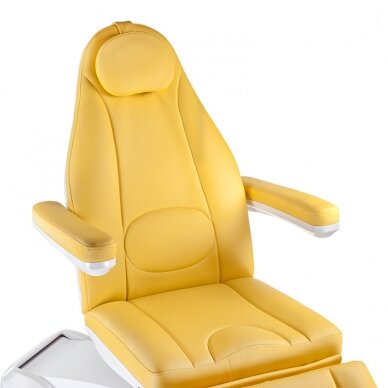 Kosmetoloģijas krēsls MAZARO ELECTRIC ARMCHAIR 4 MOTOR YELLOW 1