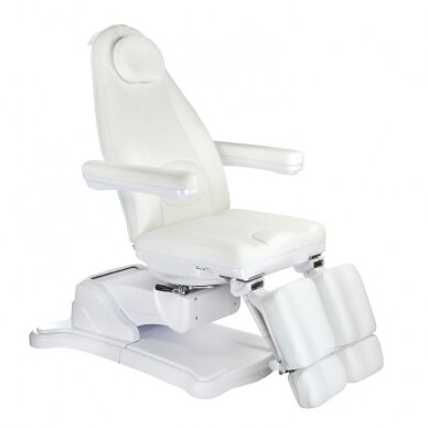 Krzesło kosmetyczne MAZARO ELECTRIC ARMCHAIR PEDI 4 MOTOR WHITE