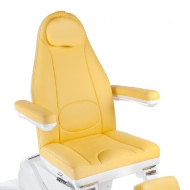 Kosmetologin tuoli MAZARO ELECTRIC ARMCHAIR PEDI 4 MOTOR YELLOW 1