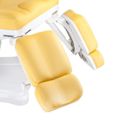 Kosmetologin tuoli MAZARO ELECTRIC ARMCHAIR PEDI 4 MOTOR YELLOW 2