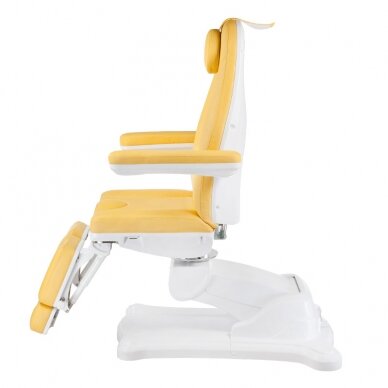 Kosmetologin tuoli MAZARO ELECTRIC ARMCHAIR PEDI 4 MOTOR YELLOW 4