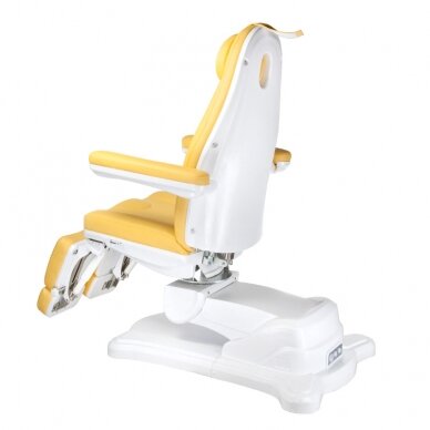 Косметологическое кресло MAZARO ELECTRIC ARMCHAIR PEDI 4 MOTOR YELLOW 7