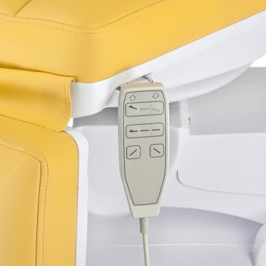 Косметологическое кресло MAZARO ELECTRIC ARMCHAIR 3 MOTOR YELLOW 3