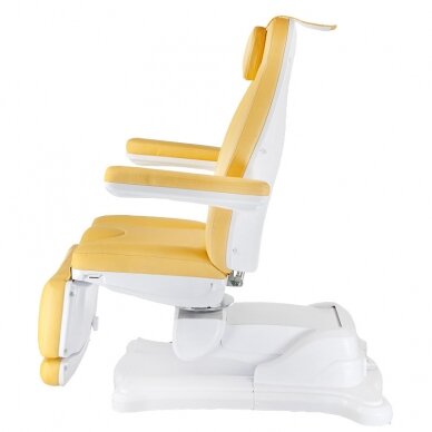 Cosmetology chair MAZARO ELECTRIC ARMCHAIR 3 MOTOR YELLOW 4