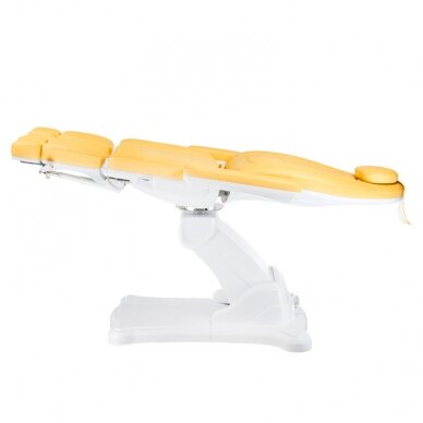 Cosmetology chair MAZARO ELECTRIC ARMCHAIR PEDI 3 MOTOR YELLOW 5