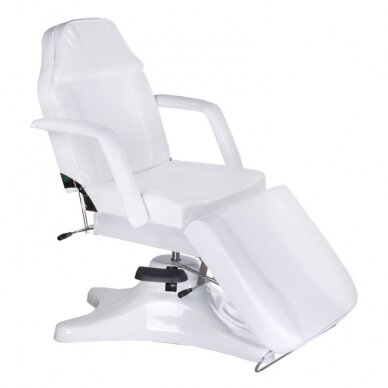 Krzesło kosmetyczne HYDRAULIC ARMCHAIR WHITE