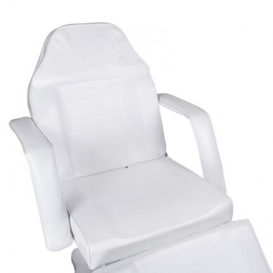 Kosmetoloģijas krēsls HYDRAULIC ARMCHAIR WHITE 1