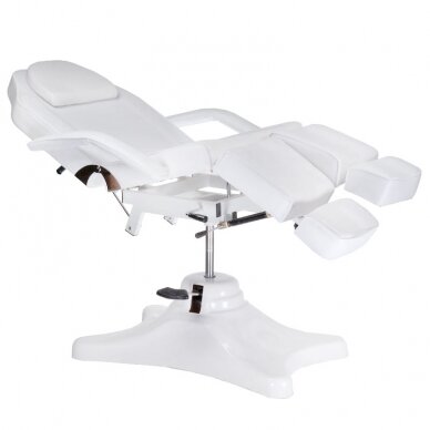 Cosmetology chair 8243 PEDI HYDRAULIC WHITE 1