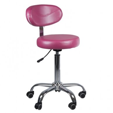 Kosmetologinė meistro kėdutė COSMETIC BEAUTY STOOL LEGO PINK