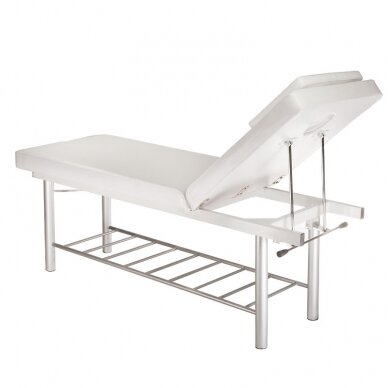 Stationary massage table 218 (White) 1