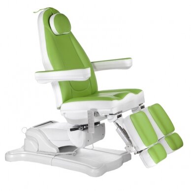 Kosmetikstuhl MAZARO ELECTRIC ARMCHAIR PEDI 4 MOTOR GREEN