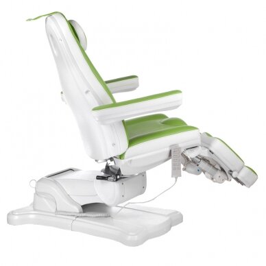 Kosmetoloģijas krēsls MAZARO ELECTRIC ARMCHAIR PEDI 4 MOTOR GREEN 1