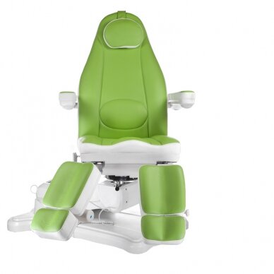 Kosmetoloģijas krēsls MAZARO ELECTRIC ARMCHAIR PEDI 4 MOTOR GREEN 2