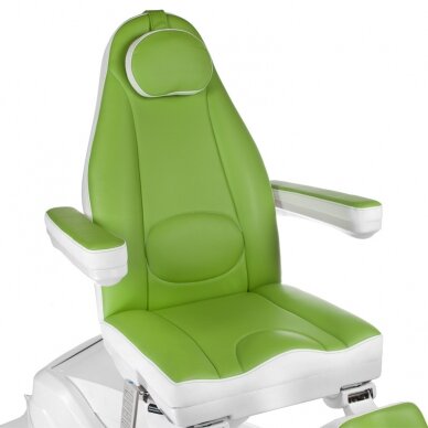 Kosmetologin tuoli MAZARO ELECTRIC ARMCHAIR PEDI 4 MOTOR GREEN 3