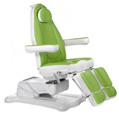 Fotel kosmetyczny MAZARO ELECTRIC ARMCHAIR PEDI 3 MOTOR GREEN