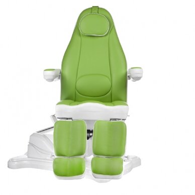 Fotel kosmetyczny MAZARO ELECTRIC ARMCHAIR PEDI 3 MOTOR GREEN 2