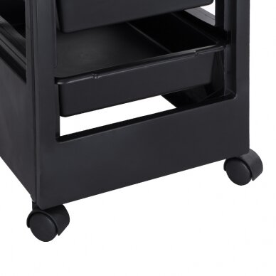 Hairdressing trolley HAIRDRESSER HELPER PRACTIC BLACK (2 pcs.) 5