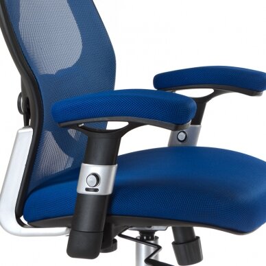 Office chair on wheels CorpoComfort BX-4144 Blue 4