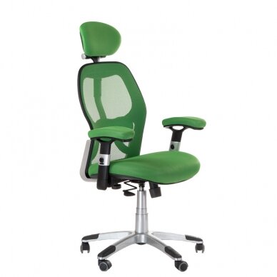 Office chair on wheels CorpoComfort BX-4144 Green