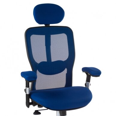 Krzesło biurowe na kółkach CorpoComfort BX-4147 Blue 1