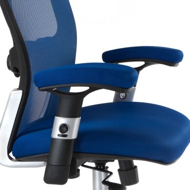 Office chair on wheels CorpoComfort BX-4147 Blue 4