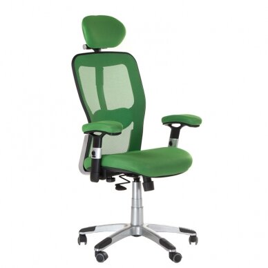 Office chair on wheels CorpoComfort BX-4147 Green