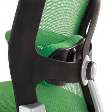 Biroja krēsls uz riteņiem CorpoComfort BX-4147 Green 3