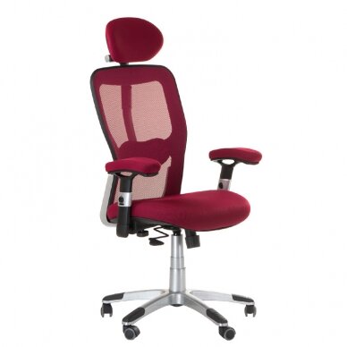 Office chair on wheels CorpoComfort BX-4147 Red