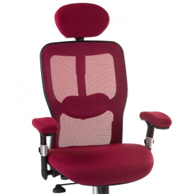 Office chair on wheels CorpoComfort BX-4147 Red 1