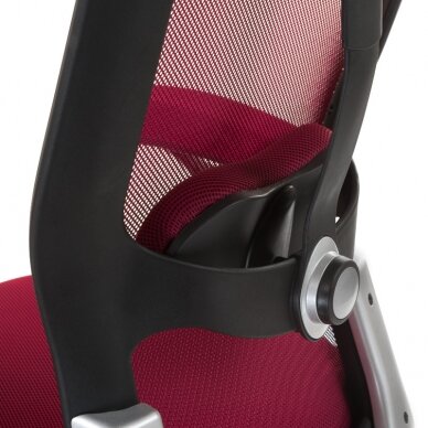 Office chair on wheels CorpoComfort BX-4147 Red 3