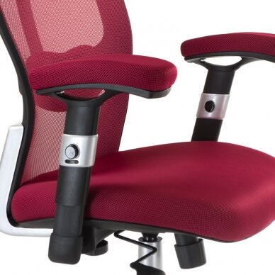 Office chair on wheels CorpoComfort BX-4147 Red 5