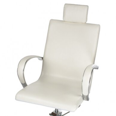 Pedikiūro krėslas su pėdų vonele PEDICURE CHAIR PROFESSIONAL HYDRAULIC WHITE 1