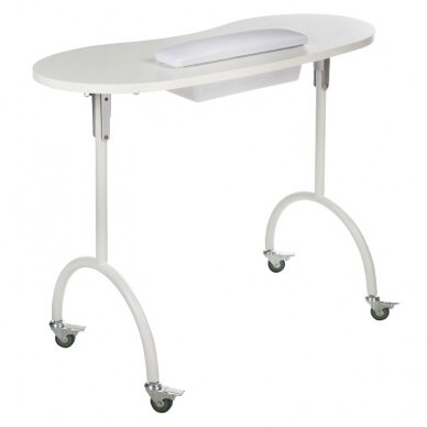 Sulankstomas kosmetologinis stalas MOBILE DESK ON WHEELS