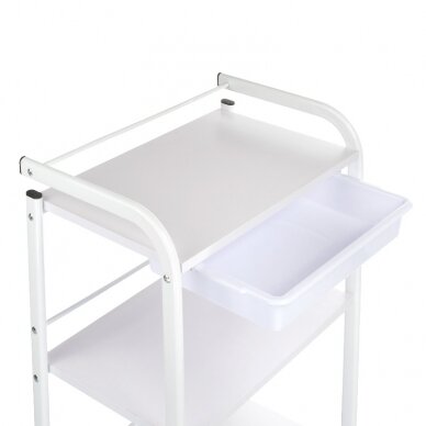 Cosmetology trolley PRO 027 WHITE (2 pcs.) 4