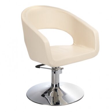 Kirpyklos kėdė PROFESSIONAL HAIRDRESSING CHAIR PAOLO CREAM