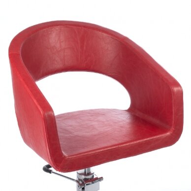 Kirpyklos kėdė PROFESSIONAL HAIRDRESSING CHAIR PAOLO RED 3