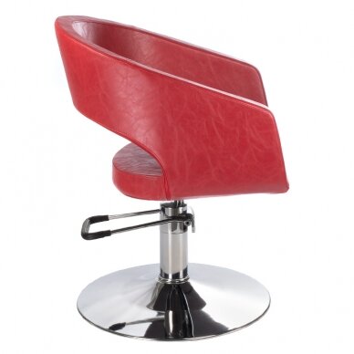 Kirpyklos kėdė PROFESSIONAL HAIRDRESSING CHAIR PAOLO RED 1